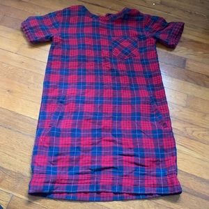 Madewell flannel dress
